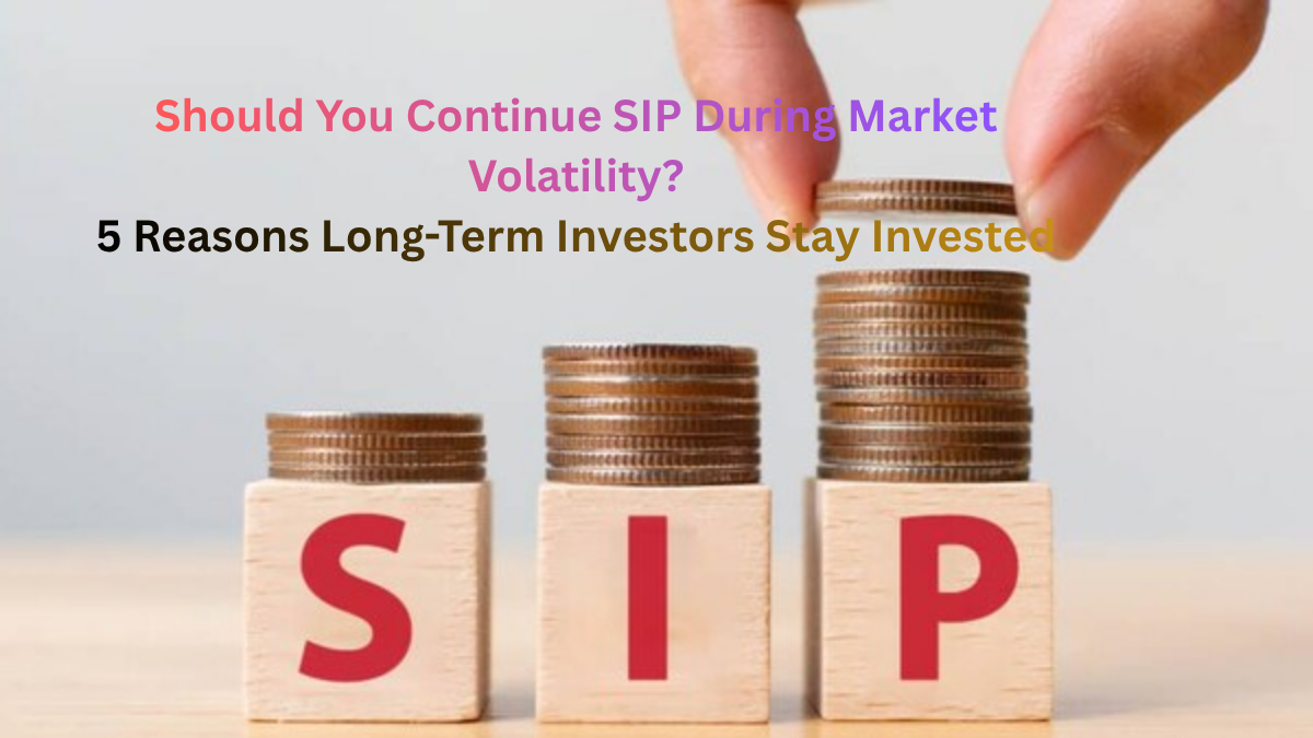 Investor reviewing SIP investments during market volatility and global uncertainty.